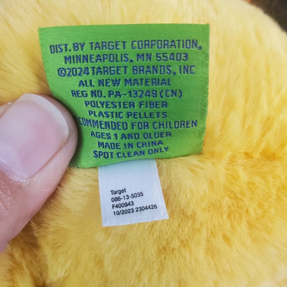 Giggle Scape Yellow Lion Plush Orange Mane  12